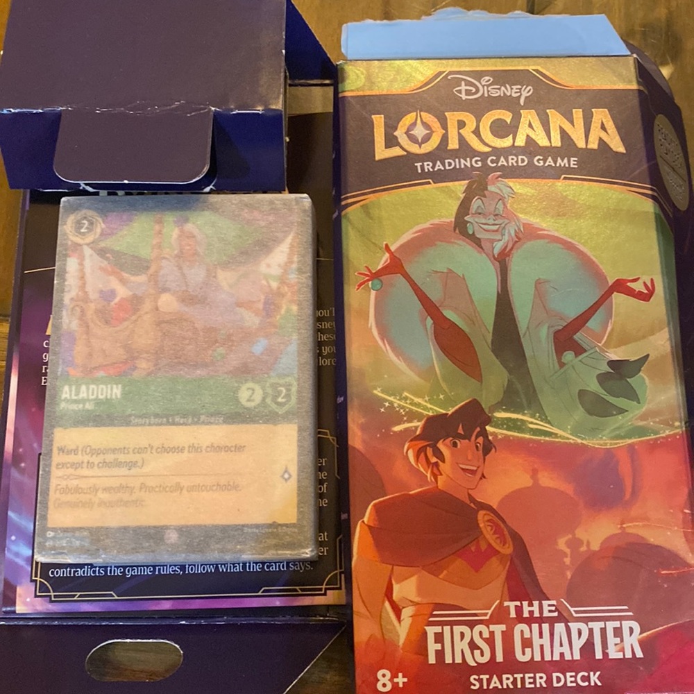 Disney Lorcana Starter Set ***Booster Pack Not Included***